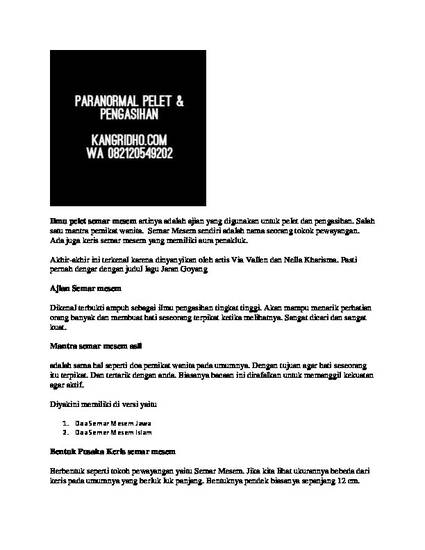 Parfum Aura Pemikat Review Manfaat Pengasihan Wanita Pria Kangridho Com By Gumgum Mika